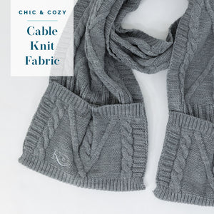 Load image into Gallery viewer, chic and cozy cable knit fabric
