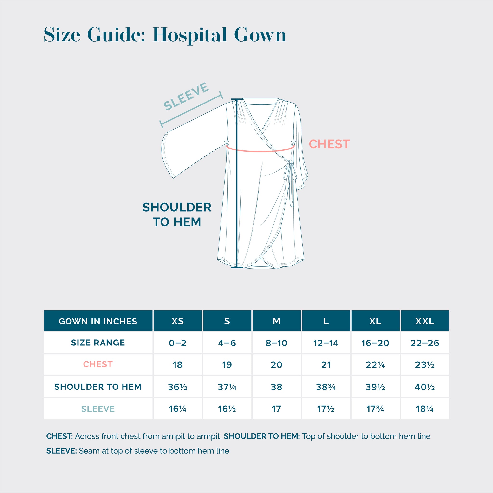 Womens Lace Collar Hospital Gown - The Ecumen Store