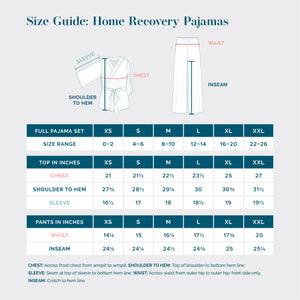 Home Recovery Pajamas in Sage Green