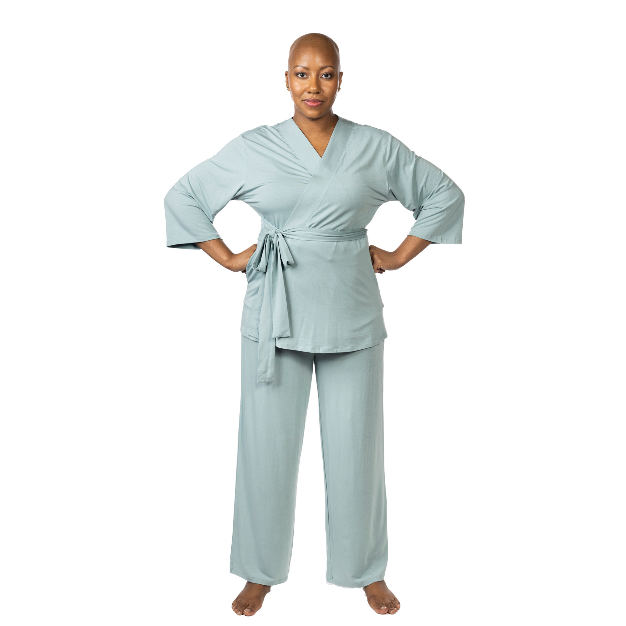 KickIt Surgery Recovery Pajamas Post Hysterectomy Mastectomy PJs KickIt Pajamas