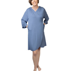 Snap hospital gown for cancer patients or patient gown anyone with a hospital stay. Great gifts for cancer patients